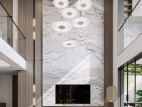 280㎡意式时尚融合新中设计