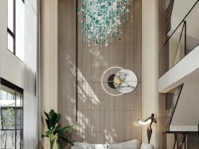 洛阳别墅装修500㎡ 现代轻奢 温馨梦幻案例