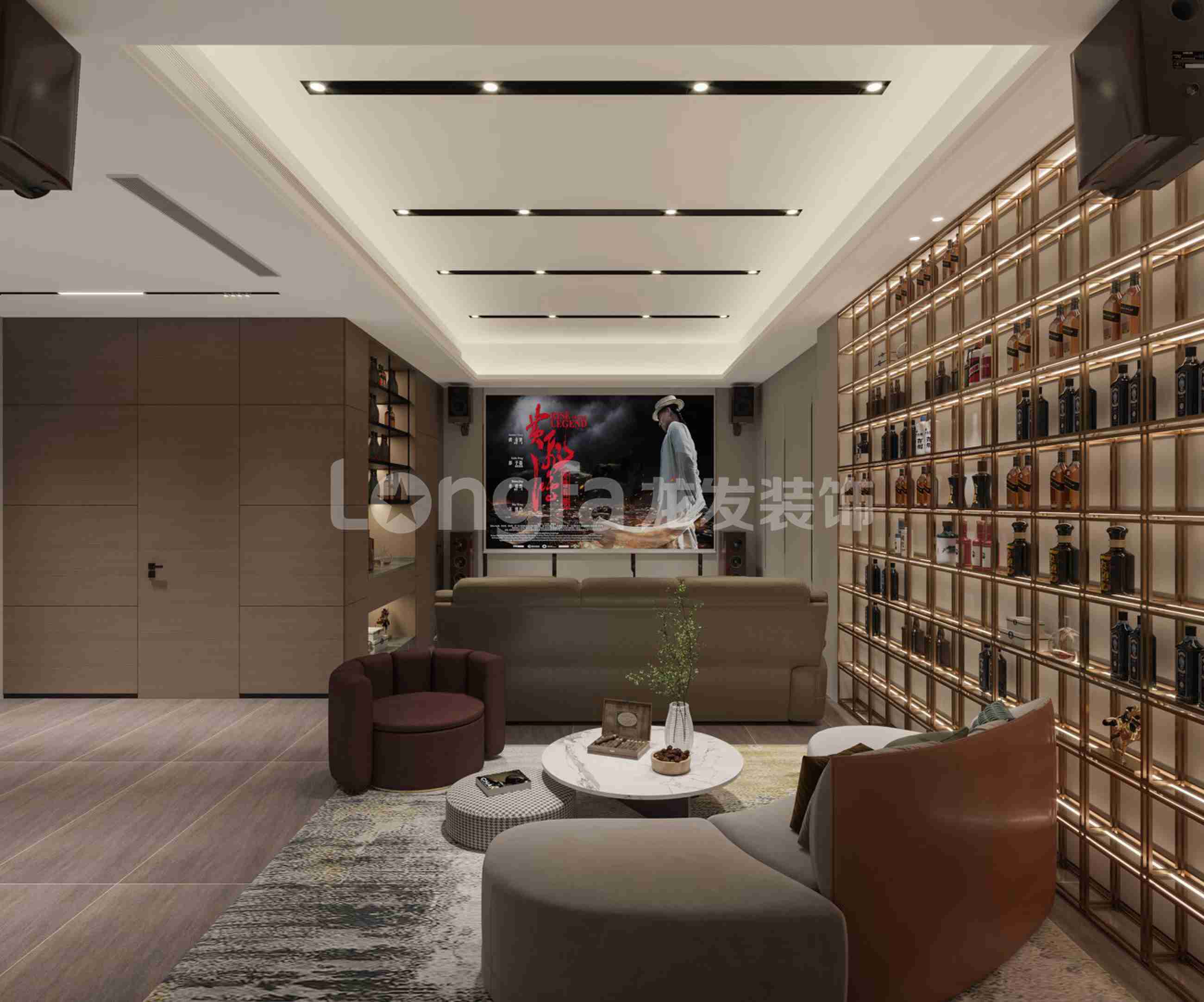 洛阳碧桂园别墅装修新中式设计