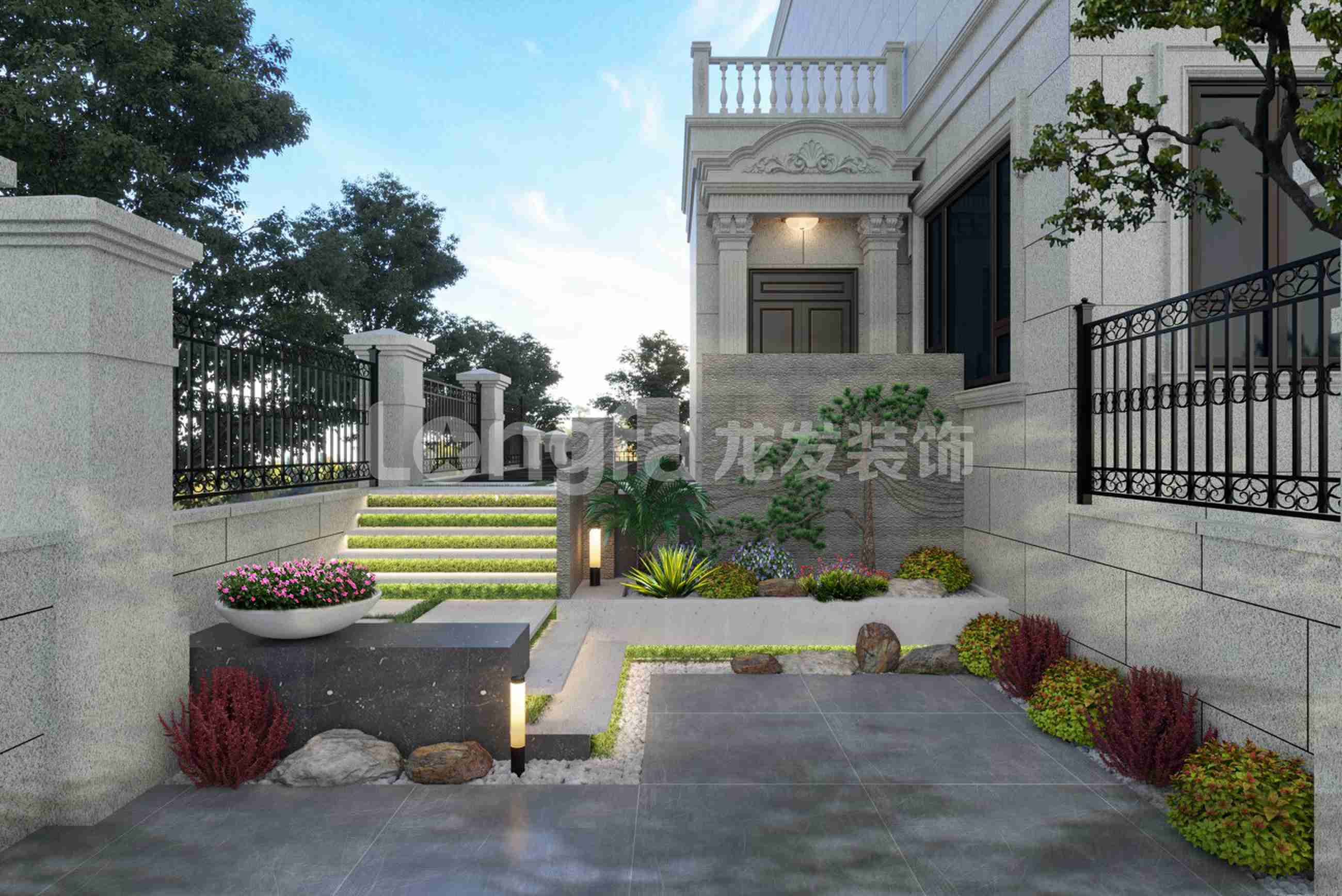 洛阳碧桂园别墅装修新中式设计