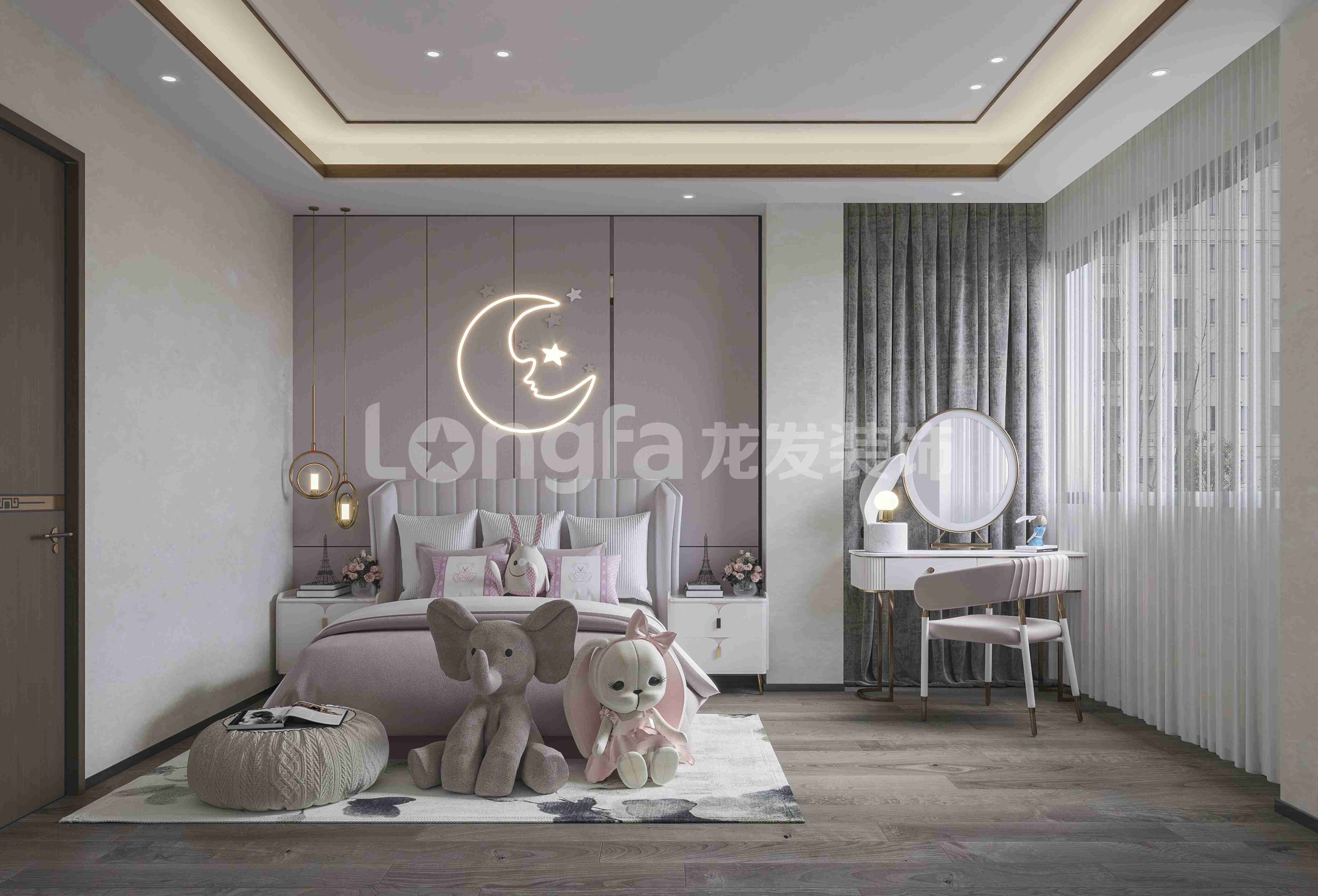 洛阳碧桂园别墅装修新中式设计